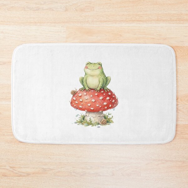 Item preview, Cute Frog Amanita Muscaria Cottagecore Forager designed and sold by Mks-Fashion.