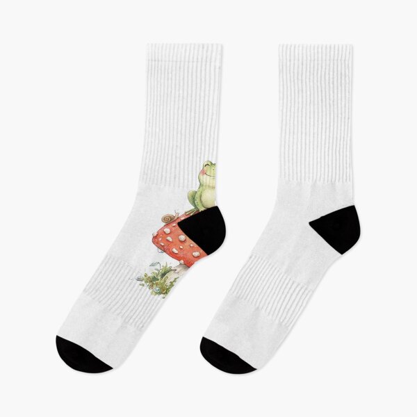 Item preview, Cute Frog Amanita Muscaria Cottagecore Forager designed and sold by Mks-Fashion.