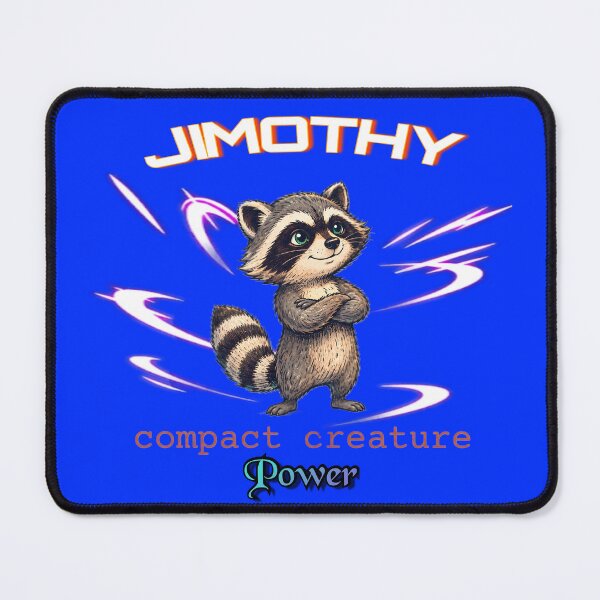 Item preview, Jimothy Cute Raccoon Art | Whimsical Woodland Animal | Cozy Forest Aesthetic | Colorful Digital Illustration designed and sold by Bhaskar Digital Art.