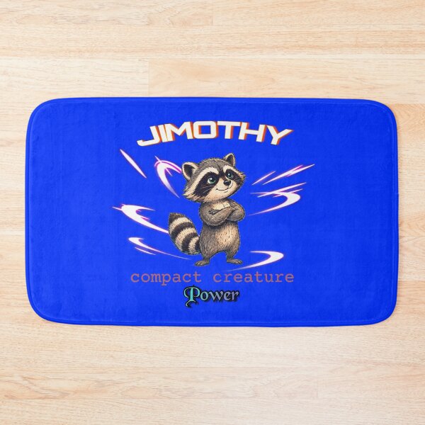 Item preview, Jimothy Cute Raccoon Art | Whimsical Woodland Animal | Cozy Forest Aesthetic | Colorful Digital Illustration designed and sold by Bhaskar Digital Art.