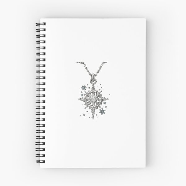Item preview, Silver Crystal Snowflake Pendant Necklace | Minimal Aesthetic Jewelry Design designed and sold by Brandady.