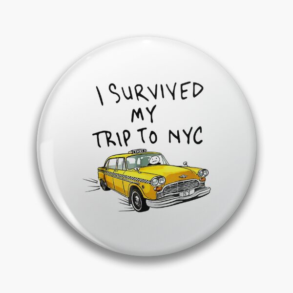 Item preview, I Survived My Trip To NYC - New York City Yellow Taxi Meme Gift Funny designed and sold by NylaFrederic.
