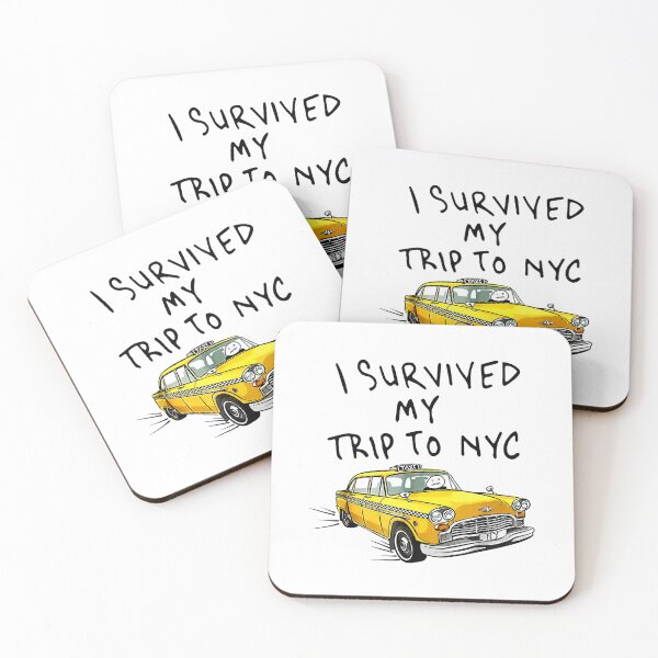 Item preview, I Survived My Trip To NYC - New York City Yellow Taxi Meme Gift Funny designed and sold by NylaFrederic.