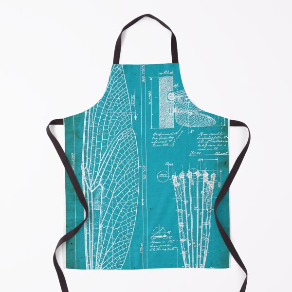 Item preview, Dragonfly Wing Blueprint Technical Drawing Aerospace designed and sold by Jozefin's Studio.