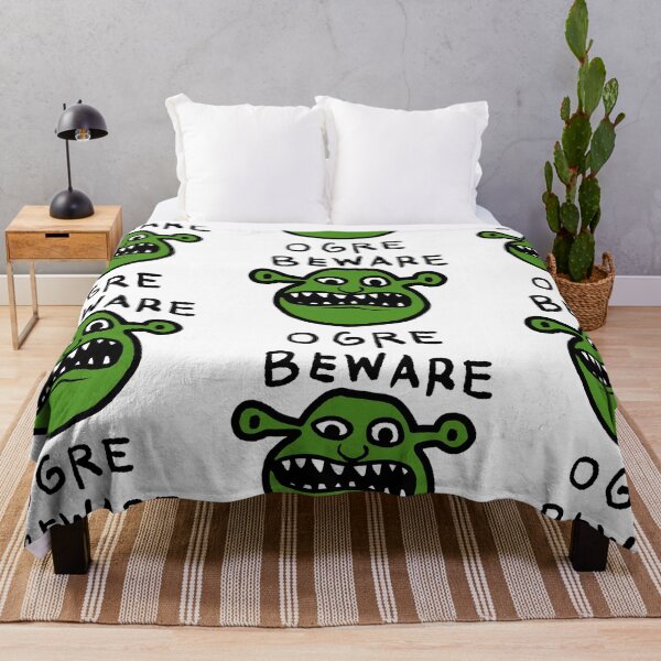Item preview, Beware Ogre Funny Shrek Meme Design designed and sold by martirush.