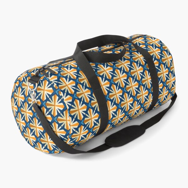 Item preview, Seamless geometric Moroccan tile pattern with gold stars and dark blue background designed and sold by Olgus.