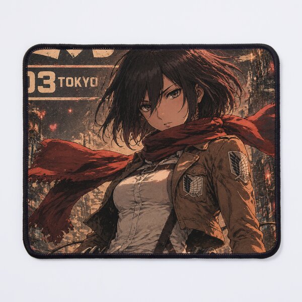 Item preview, Scarlet Scarf Urban Warrior Portrait designed and sold by InspireArtI.