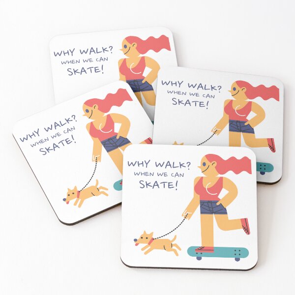 Item preview, Why walk? When we can skate! designed and sold by monkik.