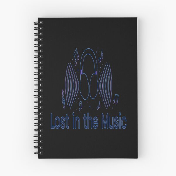 Item preview, Lost in the Music – Neon Headphones Soundwave Design designed and sold by Midnight Veil Designs.