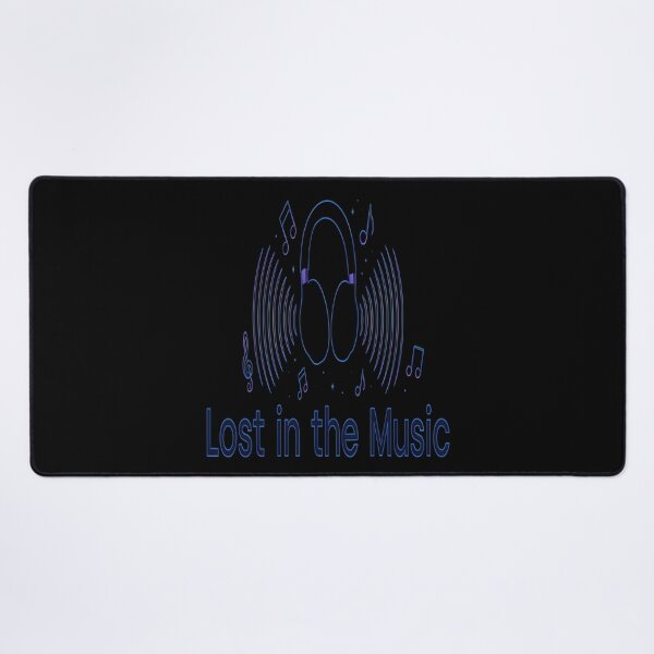 Item preview, Lost in the Music – Neon Headphones Soundwave Design designed and sold by Midnight Veil Designs.