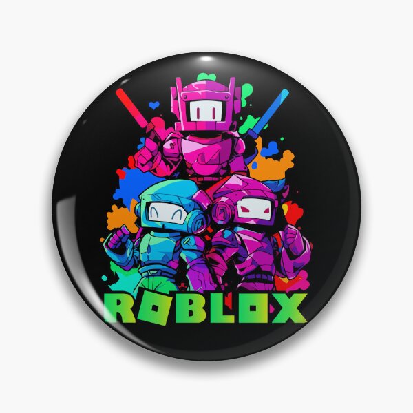Item preview, Blocky Gaming Squad Neon Robot Avatars designed and sold by Krasnovaovaova.