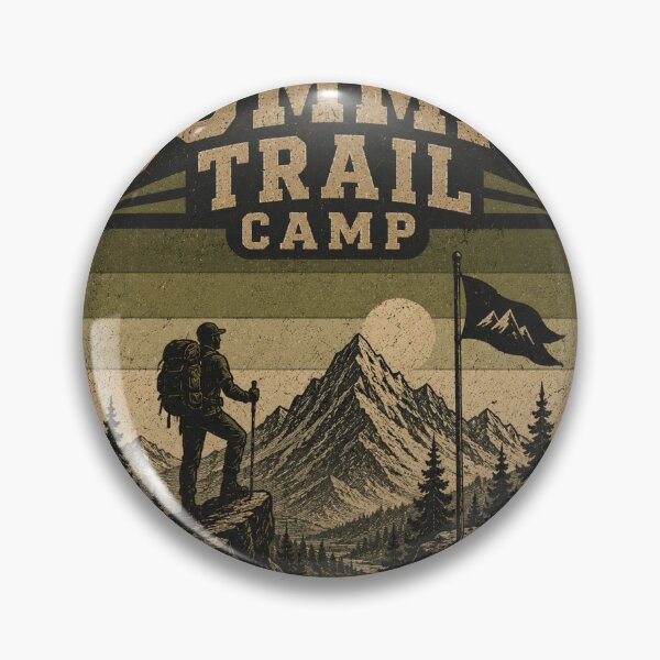 Item preview, Summit Trail Camp Vintage Hiking designed and sold by Vexorask.