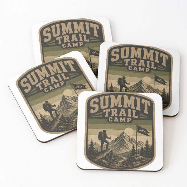Item preview, Summit Trail Camp Vintage Hiking designed and sold by Vexorask.