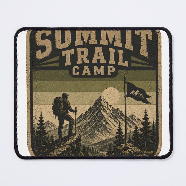 Item preview, Summit Trail Camp Vintage Hiking designed and sold by Vexorask.