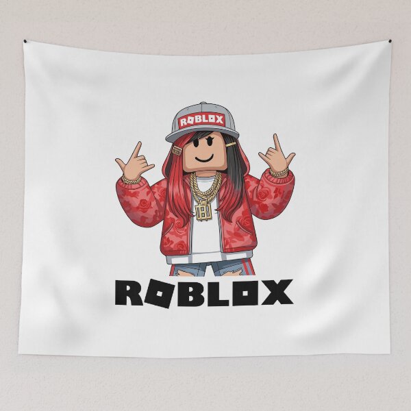 Item preview, Streetwear Blocky Gamer Girl Hip Hop Avatar designed and sold by Krasnovaovaova.