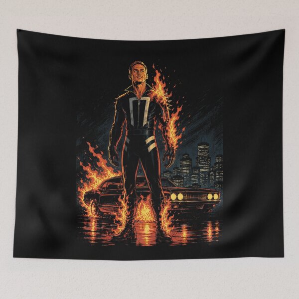 Item preview, Ryan Gosling as Ghost Rider designed and sold by hesjustken.