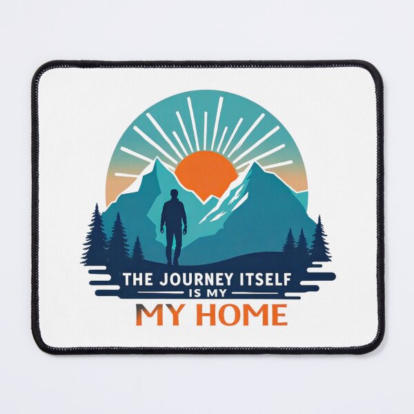 Item preview, The Journey Itself Is My Home Shirt - Mountain Hiking Adventure T-Shirt designed and sold by GabeMountainArt.