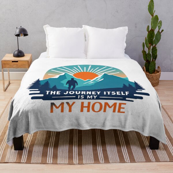 Item preview, The Journey Itself Is My Home Shirt - Mountain Hiking Adventure T-Shirt designed and sold by GabeMountainArt.