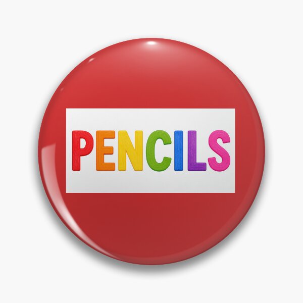 Item preview, PENCILS | Colorful School Typography  designed and sold by Novel Works Studio.