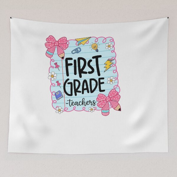 Item preview, First Grade Teacher Cute Back To School First Day designed and sold by KroghDs.