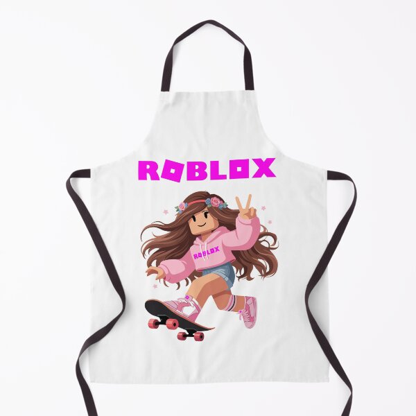 Item preview, Cute Skater Blocky Girl Skateboard Pink Hoodie designed and sold by Krasnovaovaova.