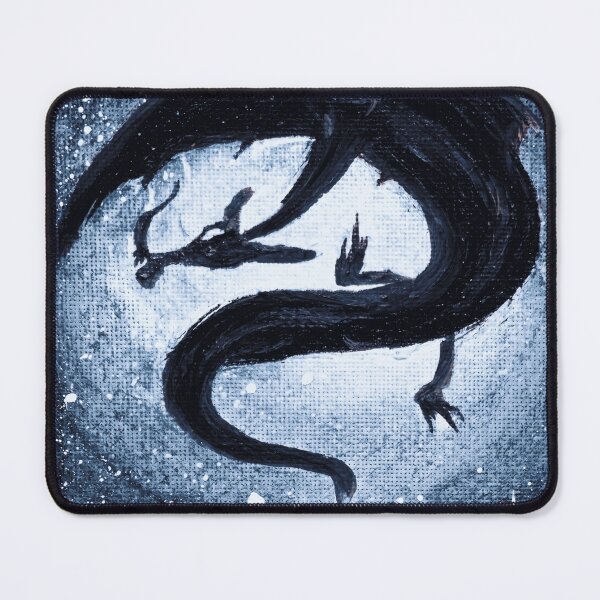 Item preview, Serpentine Chinese Dragon Tribal Art designed and sold by NoxArtis.