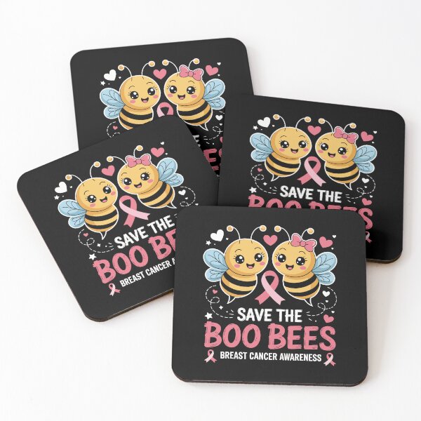 Item preview, SAVE THE BOO BEES — BREAST CANCER AWARENESS designed and sold by jkrphoto.