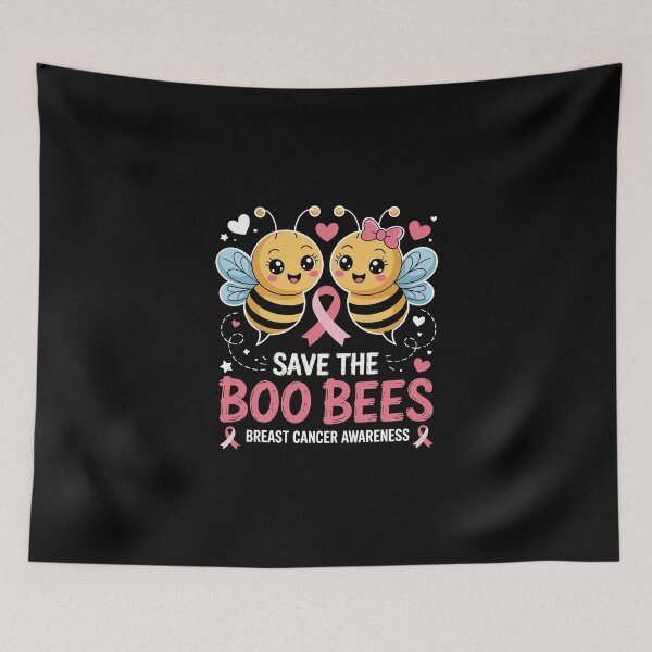 Item preview, SAVE THE BOO BEES — BREAST CANCER AWARENESS designed and sold by jkrphoto.