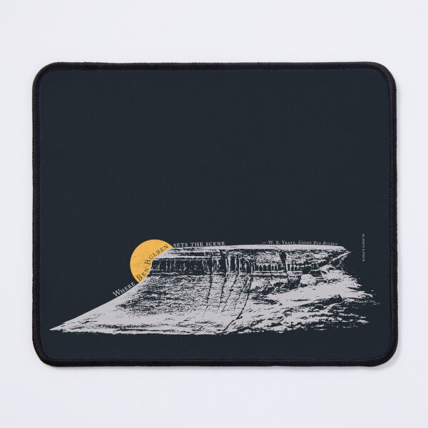 Item preview, Where Ben Bulben sets the scene - W. B. Yeats - Under Ben Bulben Poem Quote - Dark designed and sold by unrealindeed.
