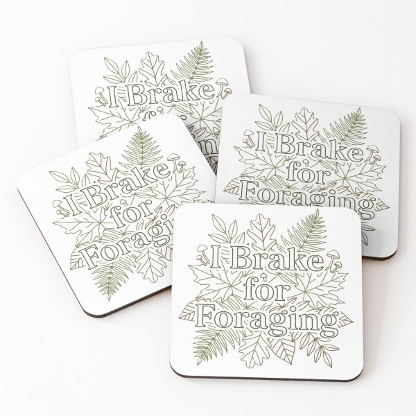 Item preview, I Brake For Foraging Minimalist Cottagecore Forager designed and sold by Mks-Fashion.