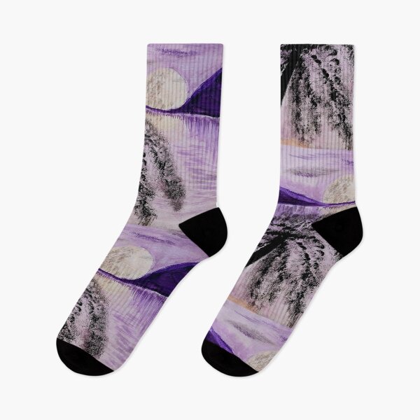 Item preview, Purple Mountains with Sea View designed and sold by Aquamarineelle.