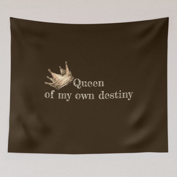 Item preview, Queen of My Own Destiny - Crown & Text Only Version designed and sold by TheThankfulTyne.