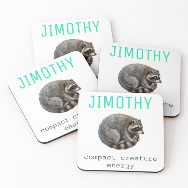 Item preview, Jimothy Cute Raccoon Art | Whimsical Woodland Animal | Cozy Forest Aesthetic | Colorful Digital Illustration designed and sold by Bhaskar Digital Art.