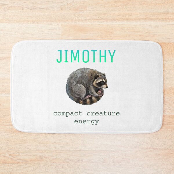 Item preview, Jimothy Cute Raccoon Art | Whimsical Woodland Animal | Cozy Forest Aesthetic | Colorful Digital Illustration designed and sold by Bhaskar Digital Art.