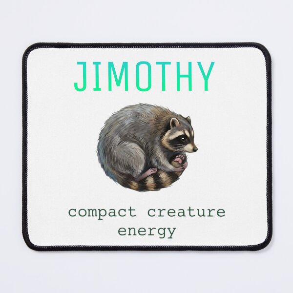 Item preview, Jimothy Cute Raccoon Art | Whimsical Woodland Animal | Cozy Forest Aesthetic | Colorful Digital Illustration designed and sold by Bhaskar Digital Art.