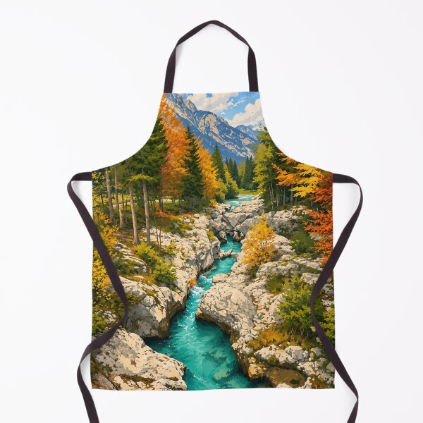 Item preview, Soca River Slovenia Illustration designed and sold by Tamara Al Bahri.