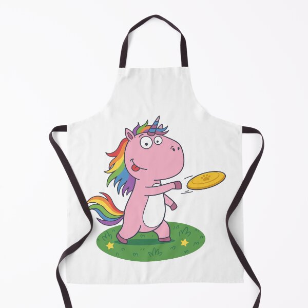 Item preview, Cute pink unicorn frisbee player Rainbow design, Sports Gift designed and sold by BobaTeeStore.