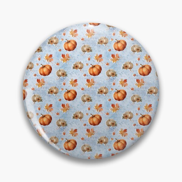 Item preview, Cozy Fall Pumpkin and Leaves Pattern designed and sold by LouieVanille.