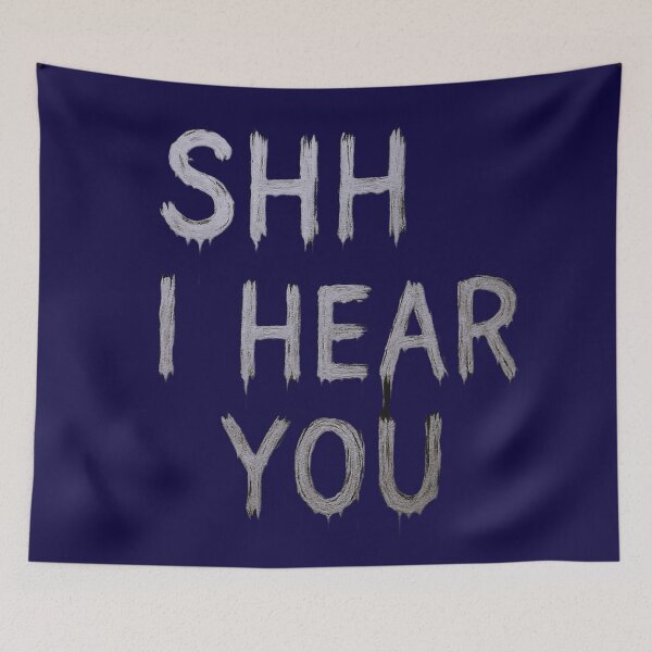 Item preview, Shh, I Hear You — dark and intriguing design designed and sold by Catfcreations.