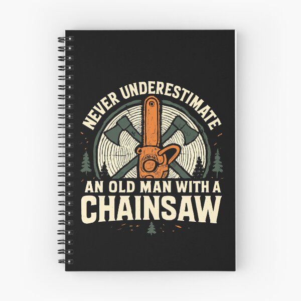 Item preview, Lumberjack Old Man With Chainsaw Funny Logger Lumberman Logging designed and sold by tmerchtrends.