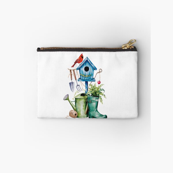 Item preview, Garden Birdhouse With Red Cardinal Decor designed and sold by Tiffany Roy.