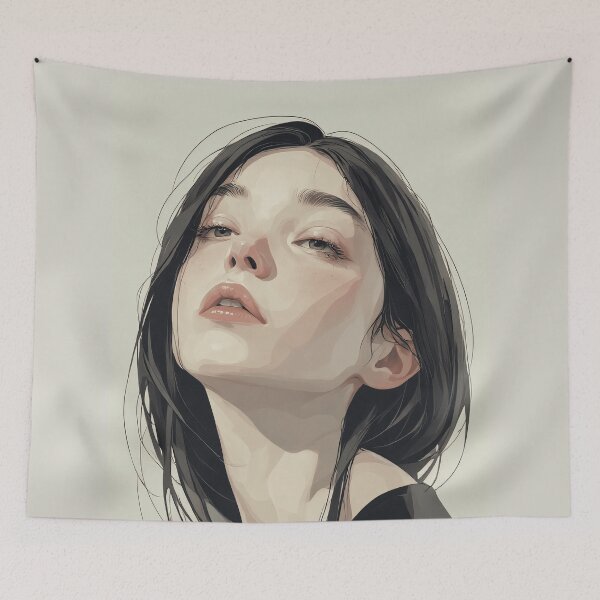 Item preview, portrait art   designed and sold by aliraweb.