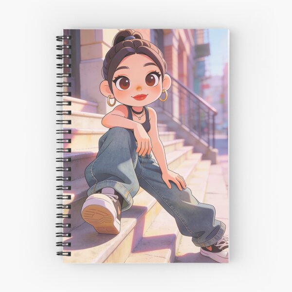 Item preview, Urban Chibi Girl Streetwear Style designed and sold by unboxedbyJuls.