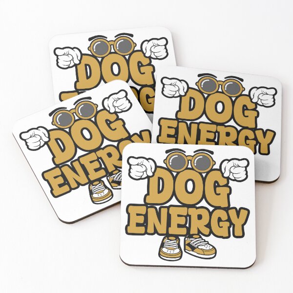 Item preview, DOG ENERGY - PETS Words Character Bold Retro designed and sold by NFTWords.