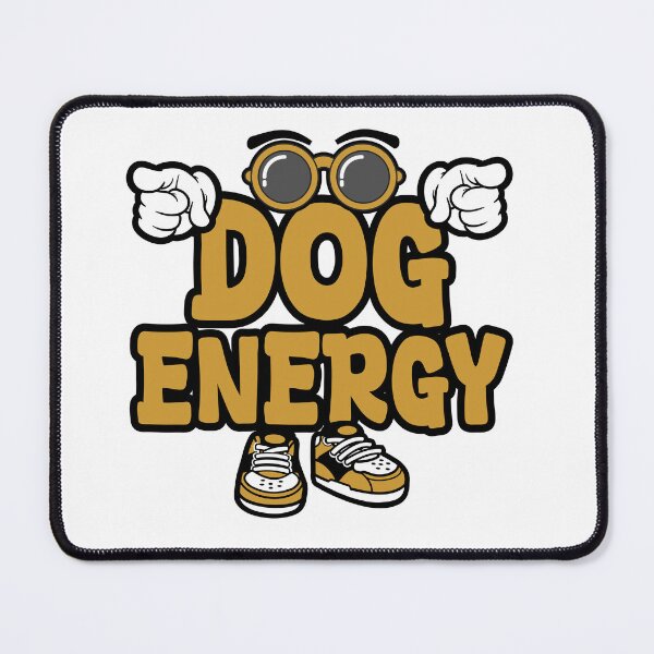 Item preview, DOG ENERGY - PETS Words Character Bold Retro designed and sold by NFTWords.