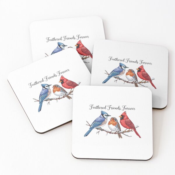 Item preview, Feathered Friends Forever Birds On Branch designed and sold by Roy & Tiffany.