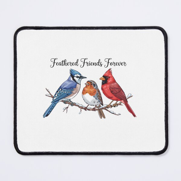 Item preview, Feathered Friends Forever Birds On Branch designed and sold by Roy & Tiffany.