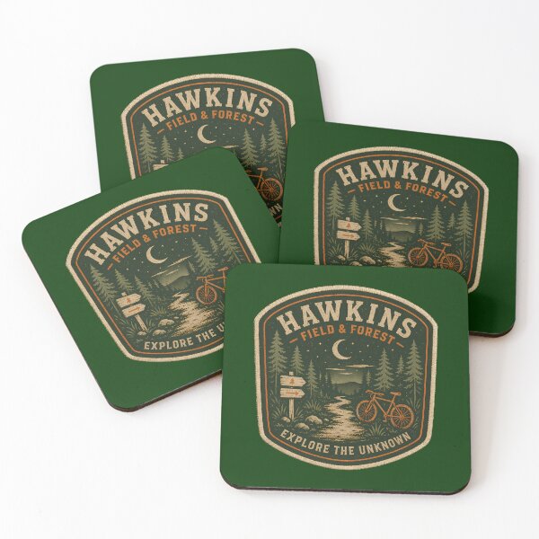 Item preview, Hawkins Field & Forest Hiking Patch designed and sold by agearb.