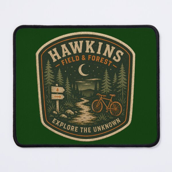 Item preview, Hawkins Field & Forest Hiking Patch designed and sold by agearb.
