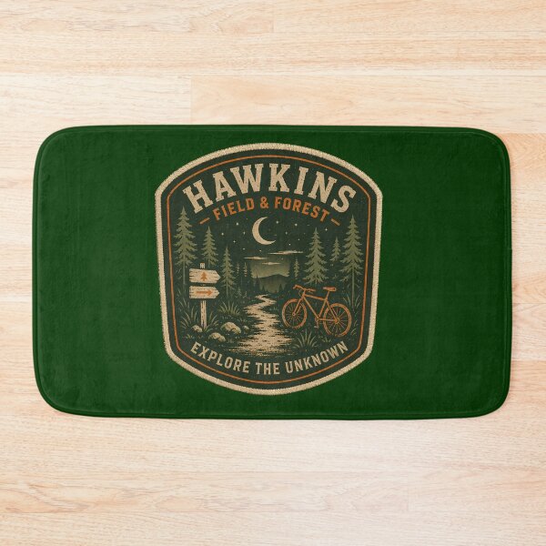 Item preview, Hawkins Field & Forest Hiking Patch designed and sold by agearb.
